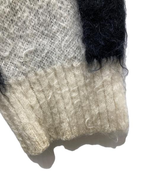 Needles（ニードルズ）Needles (ニードルズ) Mohair Cardigan-Checkered(モヘヤカーディガンチェッカード）FK231 ブラック サイズ:Mの古着・服飾アイテム