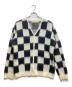 Needles（ニードルズ）の古着「Mohair Cardigan-Checkered(モヘヤカーディガンチェッカード）FK231」｜ブラック