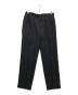 BEAMS F（ビームスエフ）の古着「別注 リネン2タック サイドアジャスタースラックス　60200/099」｜ブラック