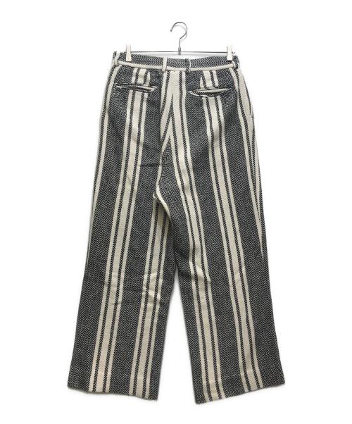 NEAT（ニート）NEAT (ニート) Cotton Mexican Herringbone / WIDE(コットンメキシカンヘリンボーンワイドパンツ)　 ブラック サイズ:46の古着・服飾アイテム