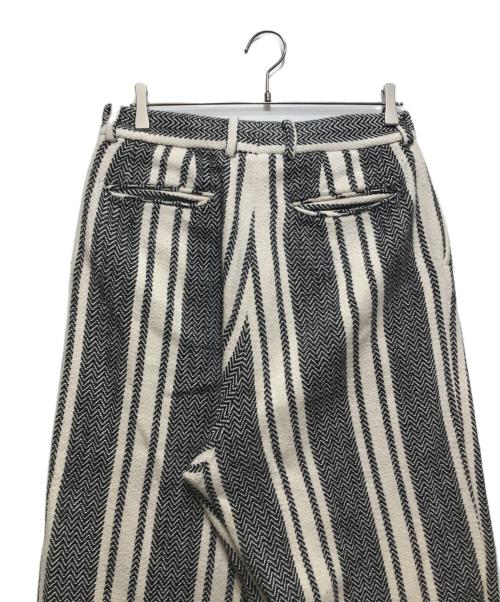 NEAT（ニート）NEAT (ニート) Cotton Mexican Herringbone / WIDE(コットンメキシカンヘリンボーンワイドパンツ)　 ブラック サイズ:46の古着・服飾アイテム