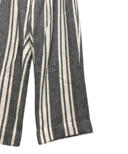 NEAT（ニート）NEAT (ニート) Cotton Mexican Herringbone / WIDE(コットンメキシカンヘリンボーンワイドパンツ)　 ブラック サイズ:46の古着・服飾アイテム