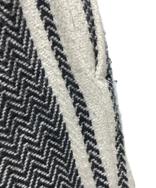 NEAT（ニート）NEAT (ニート) Cotton Mexican Herringbone / WIDE(コットンメキシカンヘリンボーンワイドパンツ)　 ブラック サイズ:46の古着・服飾アイテム