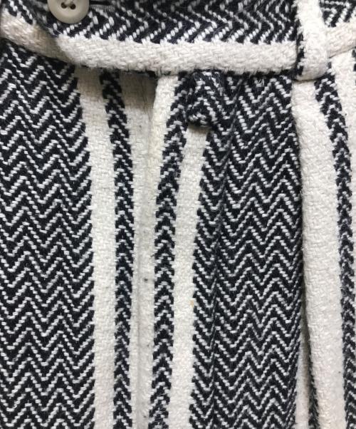 NEAT（ニート）NEAT (ニート) Cotton Mexican Herringbone / WIDE(コットンメキシカンヘリンボーンワイドパンツ)　 ブラック サイズ:46の古着・服飾アイテム