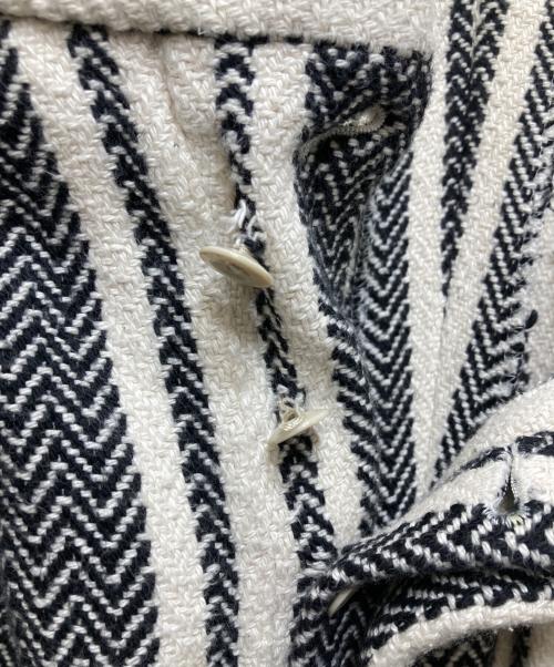 NEAT（ニート）NEAT (ニート) Cotton Mexican Herringbone / WIDE(コットンメキシカンヘリンボーンワイドパンツ)　 ブラック サイズ:46の古着・服飾アイテム