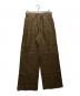 Deuxieme Classe (ドゥーズィエム クラス) STRETCH TWILL タックパンツ(ストレッチツウィルタックパンツ)　25030500419010 ブラウン サイズ:38：8000円