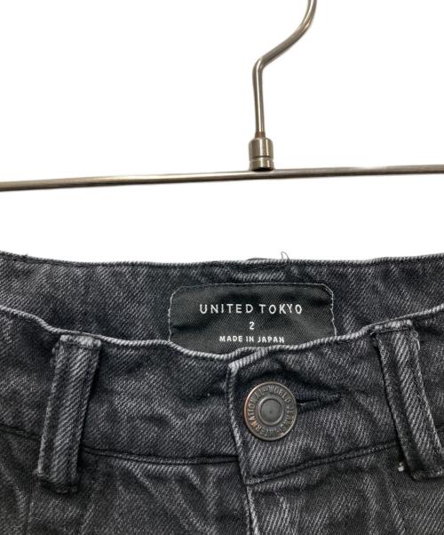 UNITED TOKYO（ユナイテッドトーキョー）UNITED TOKYO (ユナイテッドトーキョー) コクーンデニムパンツ　145340002 ブラック サイズ:2の古着・服飾アイテム