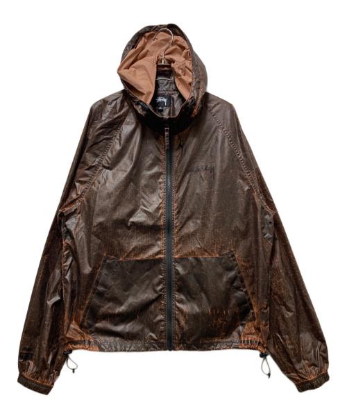 stussy（ステューシー）stussy (ステューシー) Beach Shell Cracked Ripstop ブラウン サイズ:Mの古着・服飾アイテム