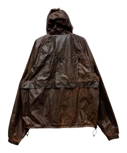 stussy（ステューシー）stussy (ステューシー) Beach Shell Cracked Ripstop ブラウン サイズ:Mの古着・服飾アイテム