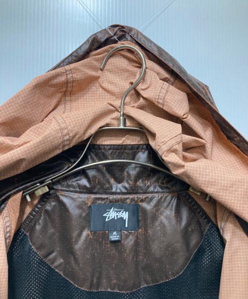 stussy（ステューシー）stussy (ステューシー) Beach Shell Cracked Ripstop ブラウン サイズ:Mの古着・服飾アイテム