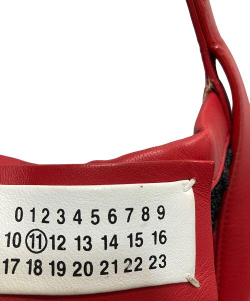 Maison Margiela（メゾンマルジェラ）Maison Margiela (メゾンマルジェラ) ドットメッシュトートバッグ S56WC0035 SY0035 /18AW /ポルカドット /イタリア製 レッドの古着・服飾アイテム