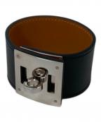 HERMESエルメス）の古着「Kelly dog bracelet （ケリードッグブレスレット）」｜ブラック