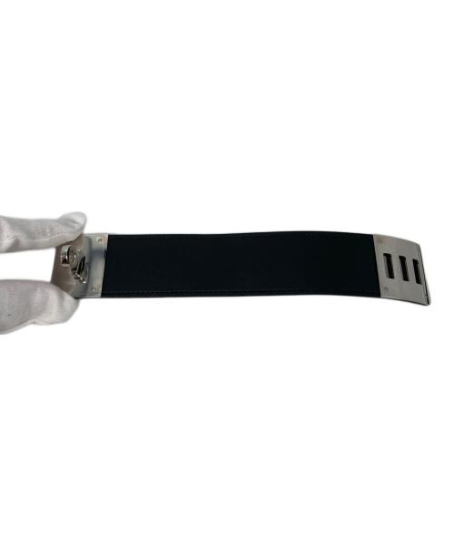 HERMES（エルメス）HERMES (エルメス) Kelly dog bracelet （ケリードッグブレスレット） ブラックの古着・服飾アイテム