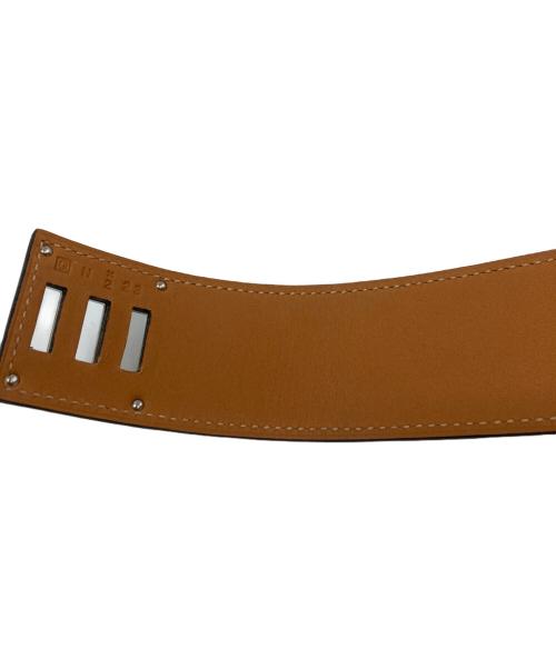 HERMES（エルメス）HERMES (エルメス) Kelly dog bracelet （ケリードッグブレスレット） ブラックの古着・服飾アイテム