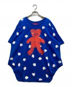 Vivienne Westwood RED LABELヴィヴィアンウエストウッドレッドレーベル）の古着「テディー ベア プリントカットソー」｜ブルー