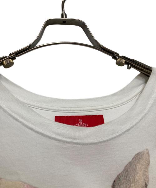 Vivienne Westwood RED LABEL（ヴィヴィアンウエストウッドレッドレーベル）Vivienne Westwood RED LABEL (ヴィヴィアンウエストウッドレッドレーベル) ペインティングバニー Tシャツ ホワイト サイズ:00の古着・服飾アイテム