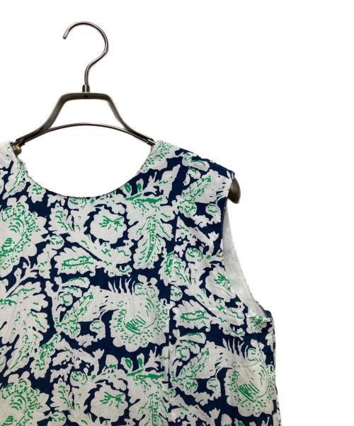 ne quittez pas（ヌキテパ）ne quittez pas (ヌキテパ) バルーン裾ワンピース グリーン サイズ:Mの古着・服飾アイテム