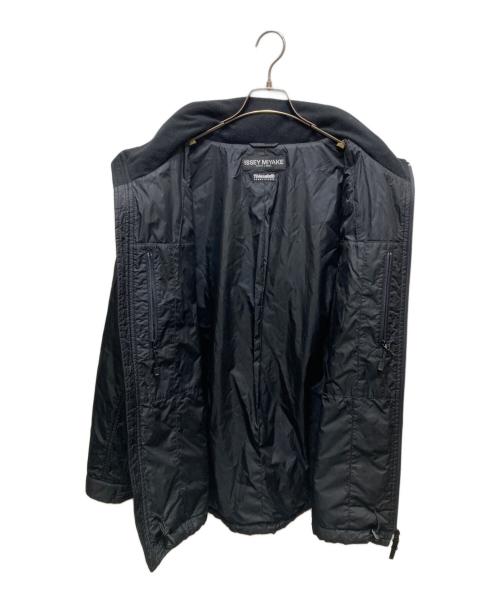 ISSEY MIYAKE（イッセイミヤケ）ISSEY MIYAKE (イッセイミヤケ) 八の字パラシュートジャケット　 Thinsulate ブラック サイズ:3の古着・服飾アイテム