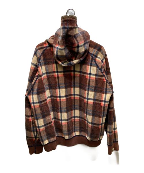 BAPE BY A BATHING APE（ベイプバイアベイシングエイプ）BAPE BY A BATHING APE (ベイプバイアベイシングエイプ) リバーシブルジップパーカー グレー サイズ:Mの古着・服飾アイテム