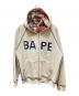 BAPE BY A BATHING APE（ベイプバイアベイシングエイプ）の古着「リバーシブルジップパーカー」｜グレー