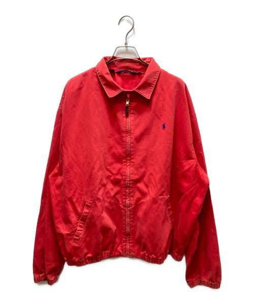 POLO RALPH LAUREN（ポロ・ラルフローレン）POLO RALPH LAUREN (ポロ・ラルフローレン) スイングトップ　 USA製 レッド サイズ:XLの古着・服飾アイテム