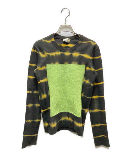 Acne studios（アクネ ストゥディオズ）Acne studios (アクネ ストゥディオズ) タイダイ クルーネックセーター 	NEDRA DYE PSS17 グリーン サイズ:Sの古着・服飾アイテム
