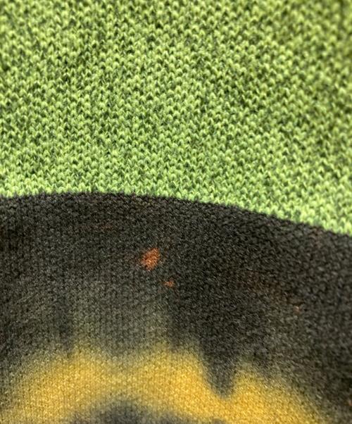 Acne studios（アクネ ストゥディオズ）Acne studios (アクネ ストゥディオズ) タイダイ クルーネックセーター 	NEDRA DYE PSS17 グリーン サイズ:Sの古着・服飾アイテム