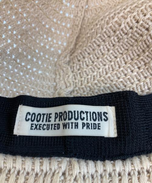 COOTIE PRODUCTIONS（クーティープロダクツ）COOTIE PRODUCTIONS (クーティープロダクツ) Knit Crusher Hat ベージュの古着・服飾アイテム
