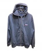 PALACEパレス）の古着「BASICALLY A ZIP HOOD」｜ネイビー