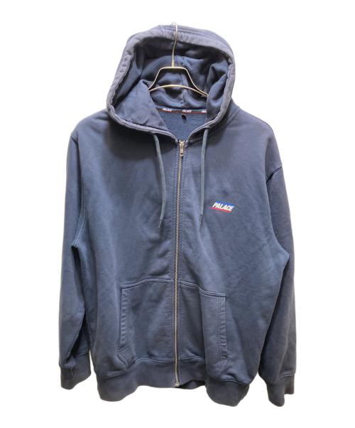 PALACE（パレス）PALACE (パレス) BASICALLY A ZIP HOOD ネイビー サイズ:Lの古着・服飾アイテム