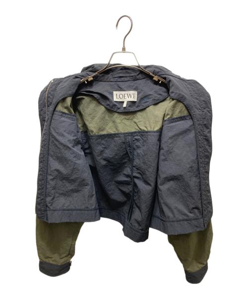 LOEWE（ロエベ）LOEWE (ロエベ) ミリタリージャケット D2297170PA  ネイビー サイズ:XSの古着・服飾アイテム