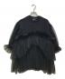 VIVIANO（ヴィヴィアーノ）の古着「別注 Volume Tulle T-shirt　(別注ボリュームチュールＴシャツ)　34-23-3850-00008-1690　タグ付き　」｜ブラック