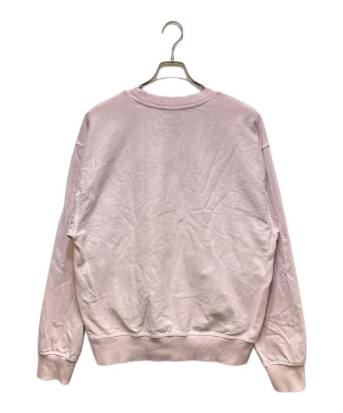 stussy（ステューシー）stussy (ステューシー) ロゴ刺繍スウェット ピンク サイズ:Lの古着・服飾アイテム