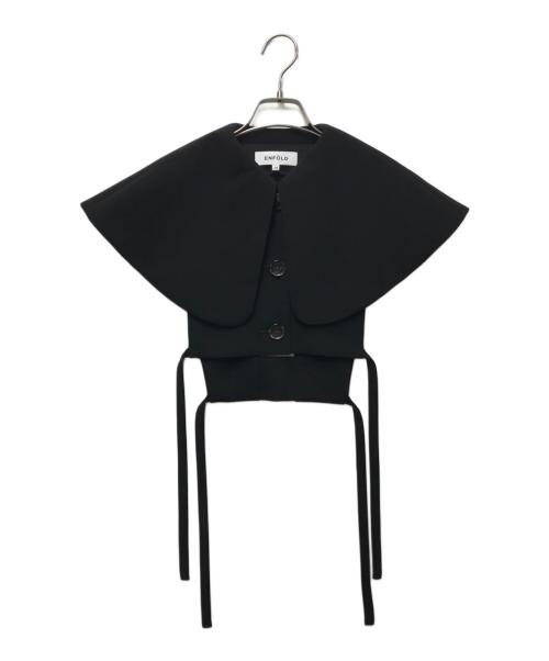 ENFOLD（エンフォルド）ENFOLD (エンフォルド) COLLAR-PARTS 23SS ブラック サイズ:38の古着・服飾アイテム