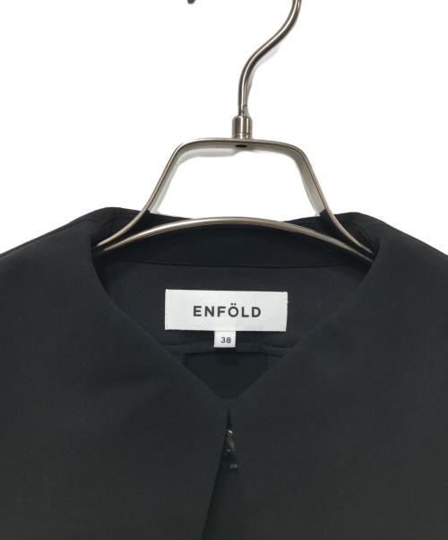 ENFOLD（エンフォルド）ENFOLD (エンフォルド) COLLAR-PARTS 23SS ブラック サイズ:38の古着・服飾アイテム
