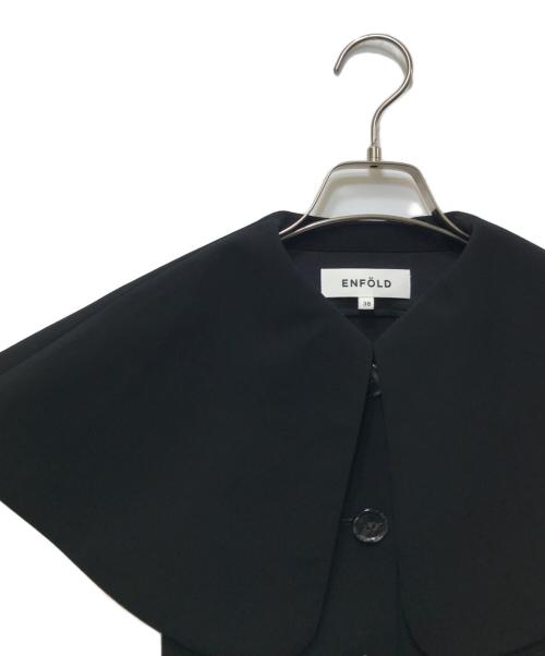 ENFOLD（エンフォルド）ENFOLD (エンフォルド) COLLAR-PARTS 23SS ブラック サイズ:38の古着・服飾アイテム