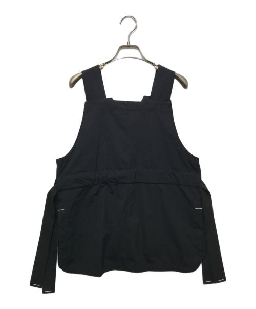 nagonstans（ナゴンスタンス）nagonstans (ナゴンスタンス) 2.5レイヤータフタ Multi PKT ベスト　24AW ブラック サイズ:Mの古着・服飾アイテム