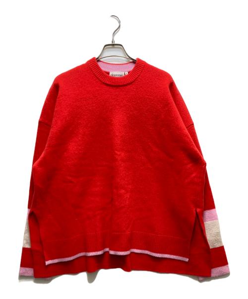 nagonstans（ナゴンスタンス）nagonstans (ナゴンスタンス) arm－cover box pullover 470HS170-0360 レッド サイズ:Mの古着・服飾アイテム