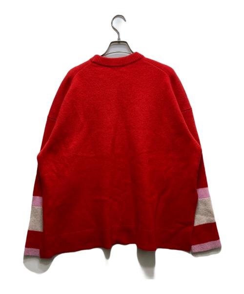 nagonstans（ナゴンスタンス）nagonstans (ナゴンスタンス) arm－cover box pullover 470HS170-0360 レッド サイズ:Mの古着・服飾アイテム