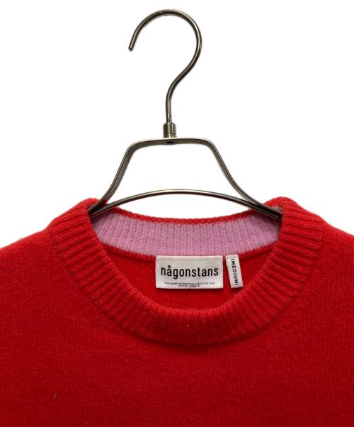 nagonstans（ナゴンスタンス）nagonstans (ナゴンスタンス) arm－cover box pullover 470HS170-0360 レッド サイズ:Mの古着・服飾アイテム