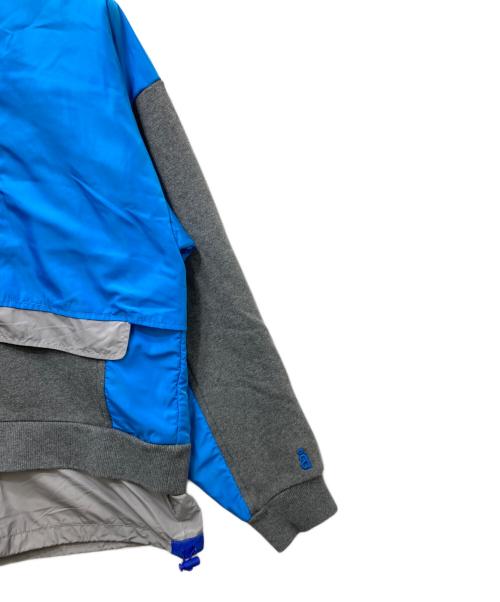 nagonstans（ナゴンスタンス）nagonstans (ナゴンスタンス) combination crew-neck pullover　 24SS グレー サイズ:Mの古着・服飾アイテム