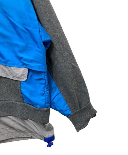 nagonstans（ナゴンスタンス）nagonstans (ナゴンスタンス) combination crew-neck pullover　 24SS グレー サイズ:Mの古着・服飾アイテム