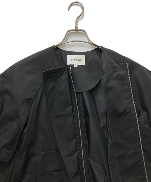 ENFOLD（エンフォルド）ENFOLD (エンフォルド) CIRCLE-ARM BLOUSON ブラック サイズ:36の古着・服飾アイテム