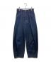 nagonstans（ナゴンスタンス）の古着「curve denim trousers」｜インディゴ