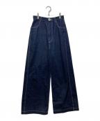 nagonstansナゴンスタンス）の古着「wide denim pants 24SS」｜インディゴ