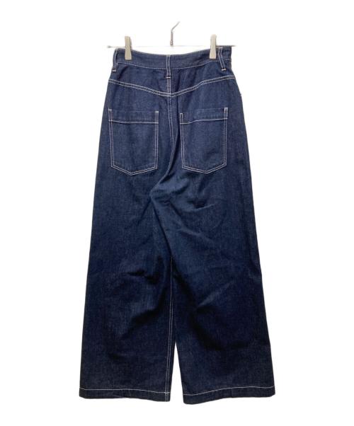 nagonstans（ナゴンスタンス）nagonstans (ナゴンスタンス) wide denim pants 24SS インディゴ サイズ:Sの古着・服飾アイテム