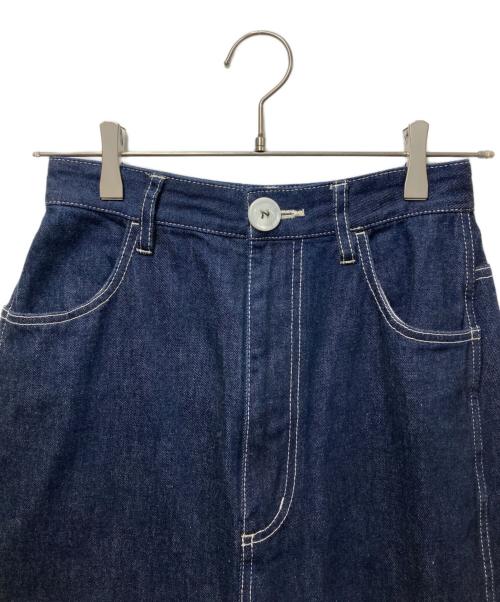 nagonstans（ナゴンスタンス）nagonstans (ナゴンスタンス) wide denim pants 24SS インディゴ サイズ:Sの古着・服飾アイテム