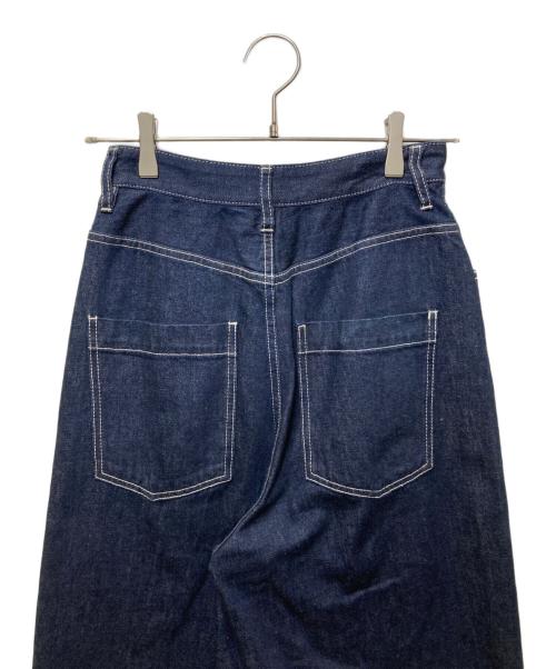 nagonstans（ナゴンスタンス）nagonstans (ナゴンスタンス) wide denim pants 24SS インディゴ サイズ:Sの古着・服飾アイテム