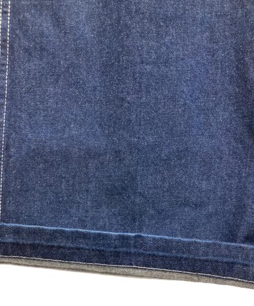nagonstans（ナゴンスタンス）nagonstans (ナゴンスタンス) wide denim pants 24SS インディゴ サイズ:Sの古着・服飾アイテム