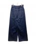 nagonstans (ナゴンスタンス) wide denim pants 24SS インディゴ サイズ:S：15000円